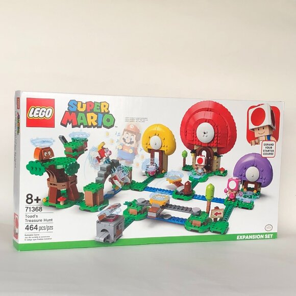 Brand New Lego Super Mario Toad's Treasure Hunt Expansion Set 71368 - Picture 6 of 9